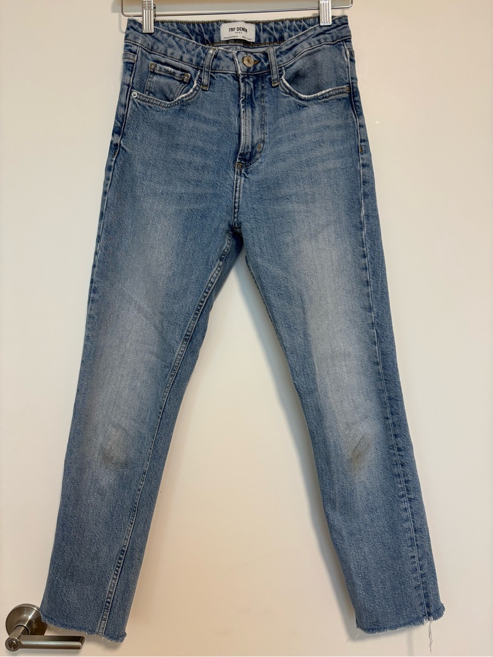 Zara TRF Slim Straight Light Blue Women’s Jeans